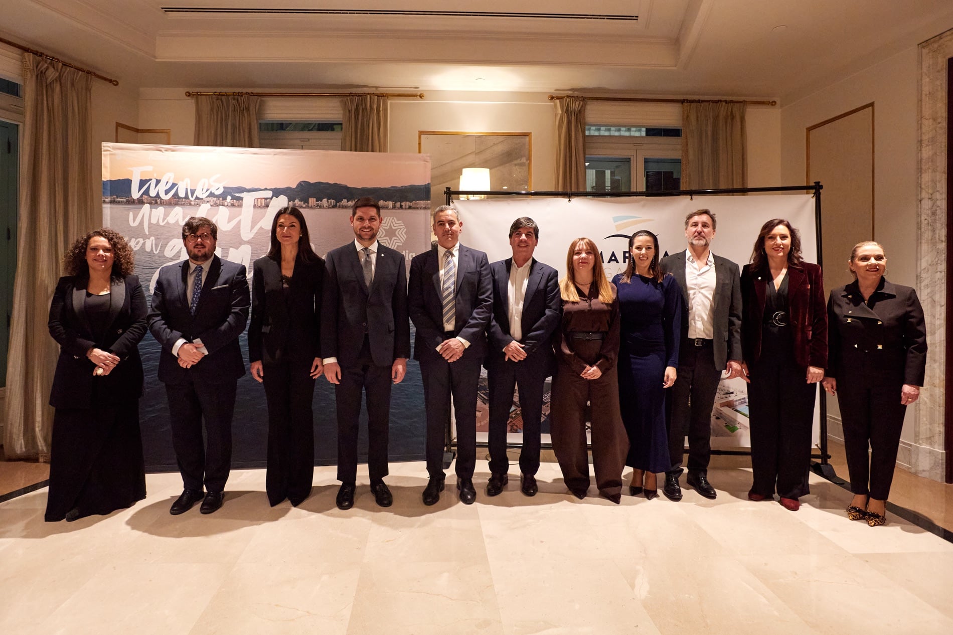 Acto de presentación de la Nueva Marina en Madrid.