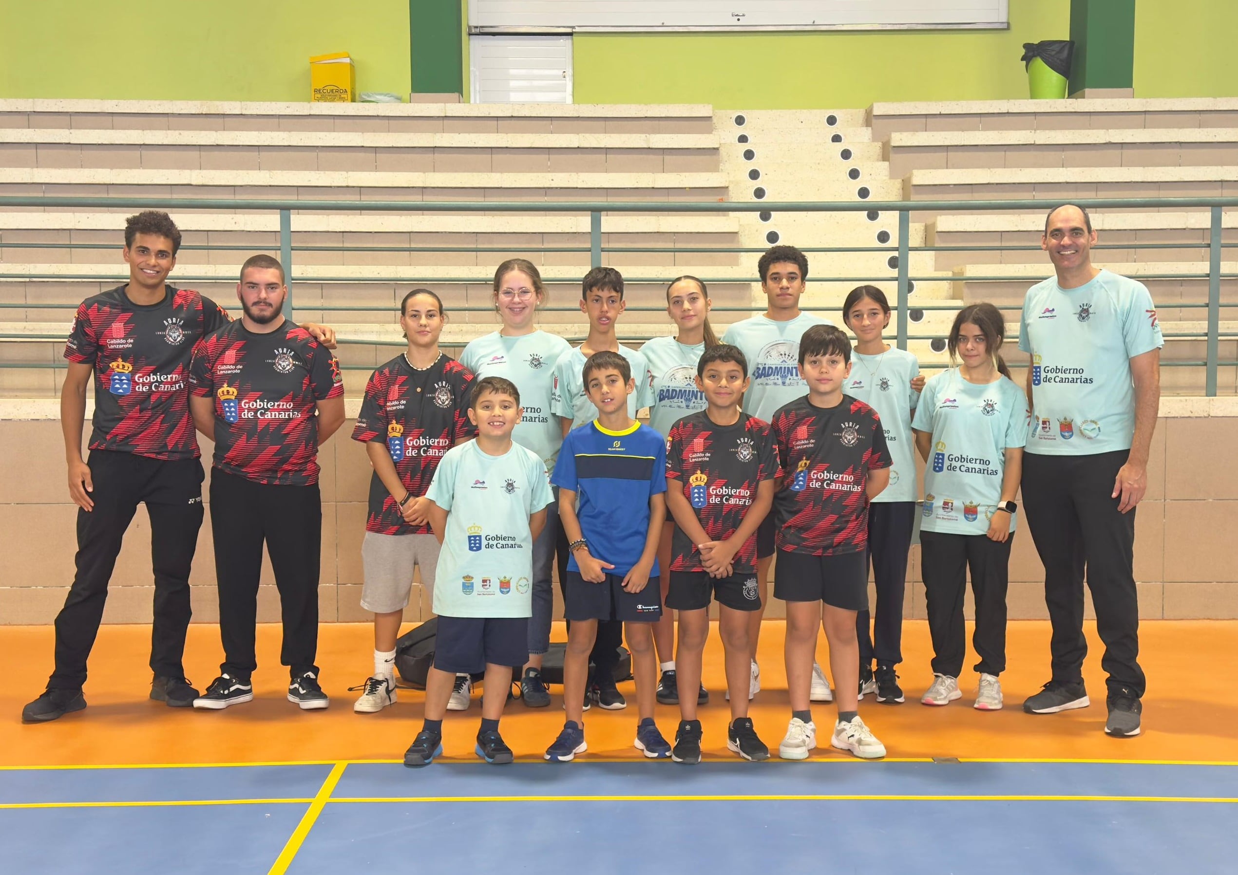 Expedición del Auria Bádminton Club en el TOP TTR El Rosario.