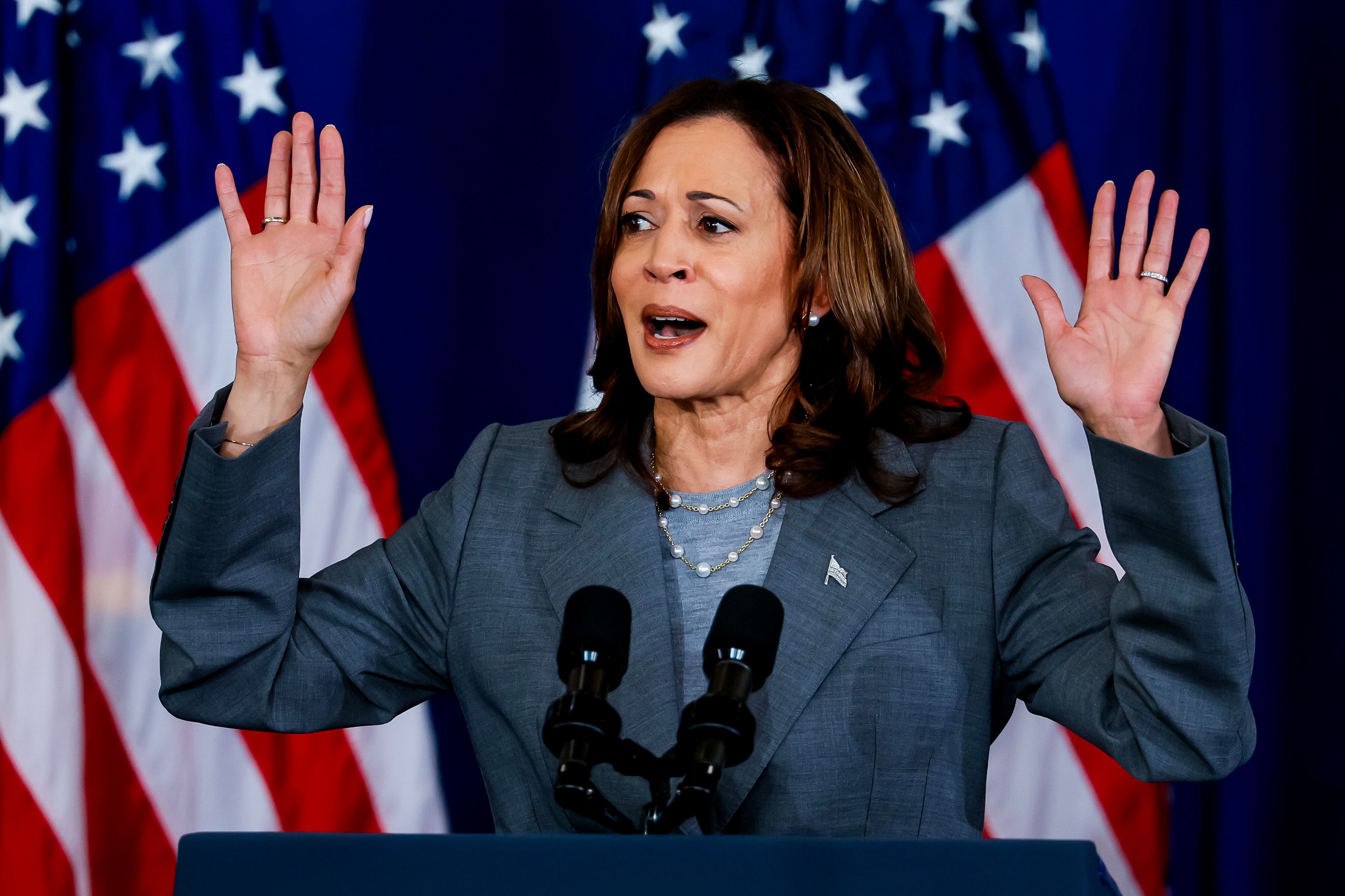 La vicepresidenta de Estados Unidos, Kamala Harris