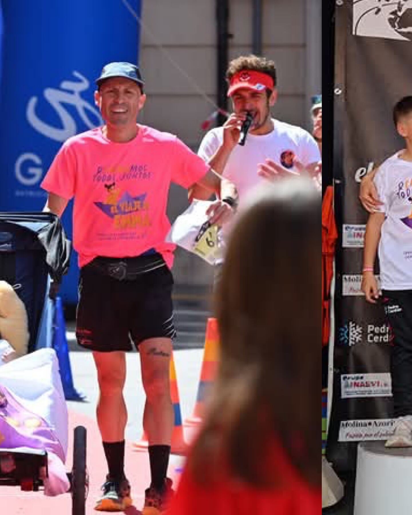 Gaspar, con Héctor, el "·speaker"·