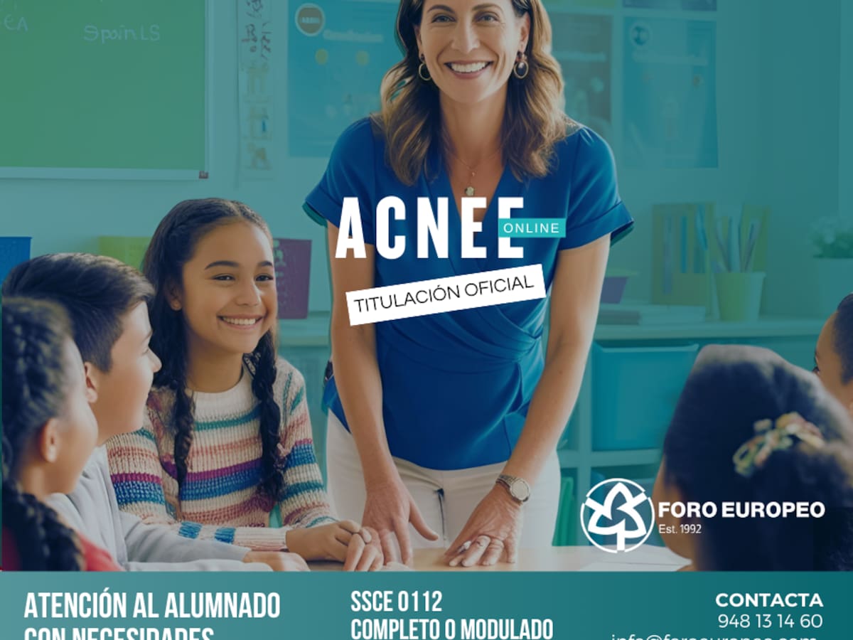 Foro Europeo impartirá el Certificado de Profesionalidad ACNEE
