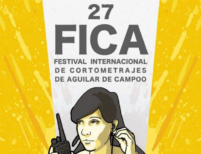 Cartel del Festival de Cortos de Aguilar de Campoo.