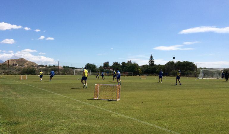 Sesión de entrenamiento del Hércules