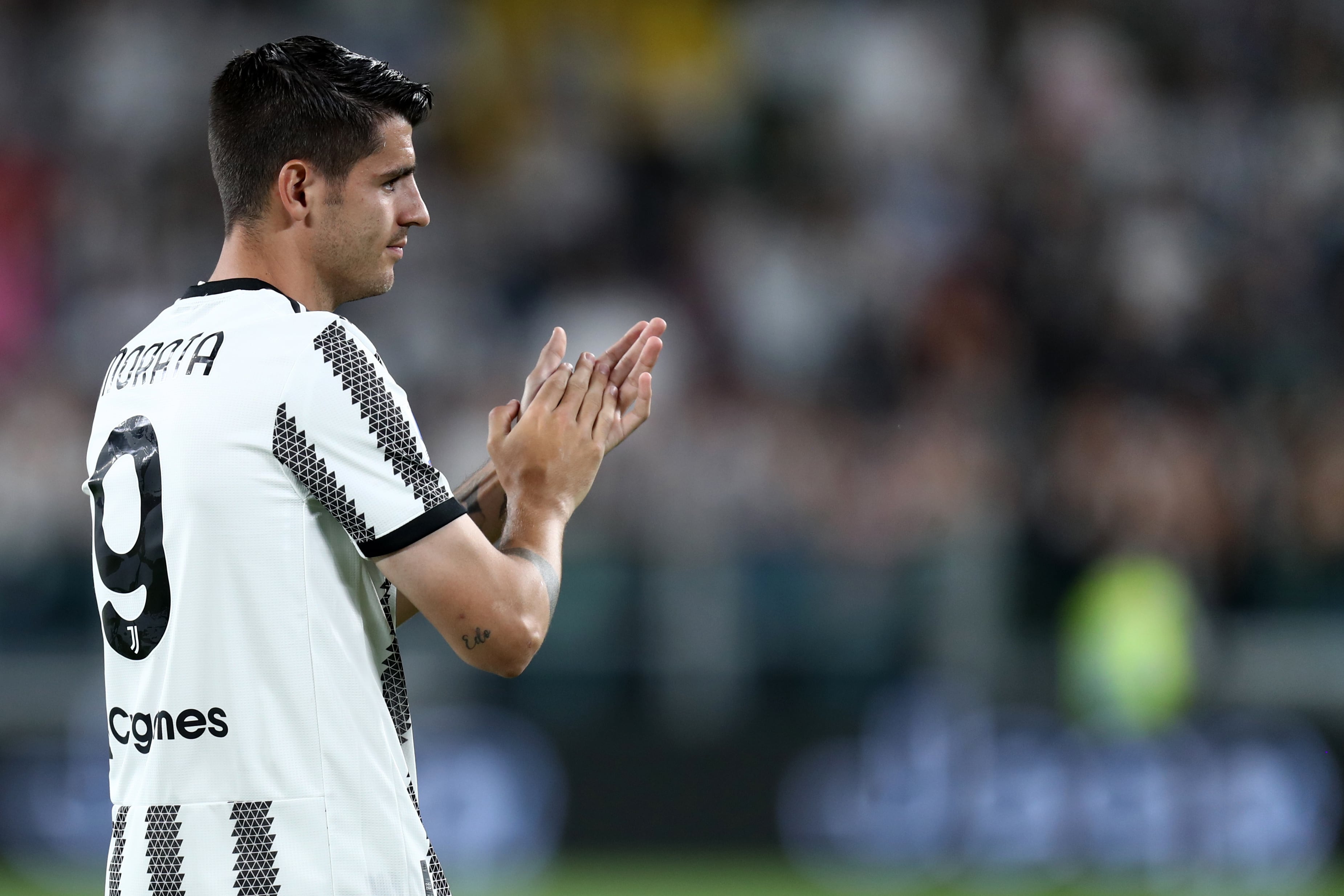 Álvaro Morata, en un partido con la Juventus