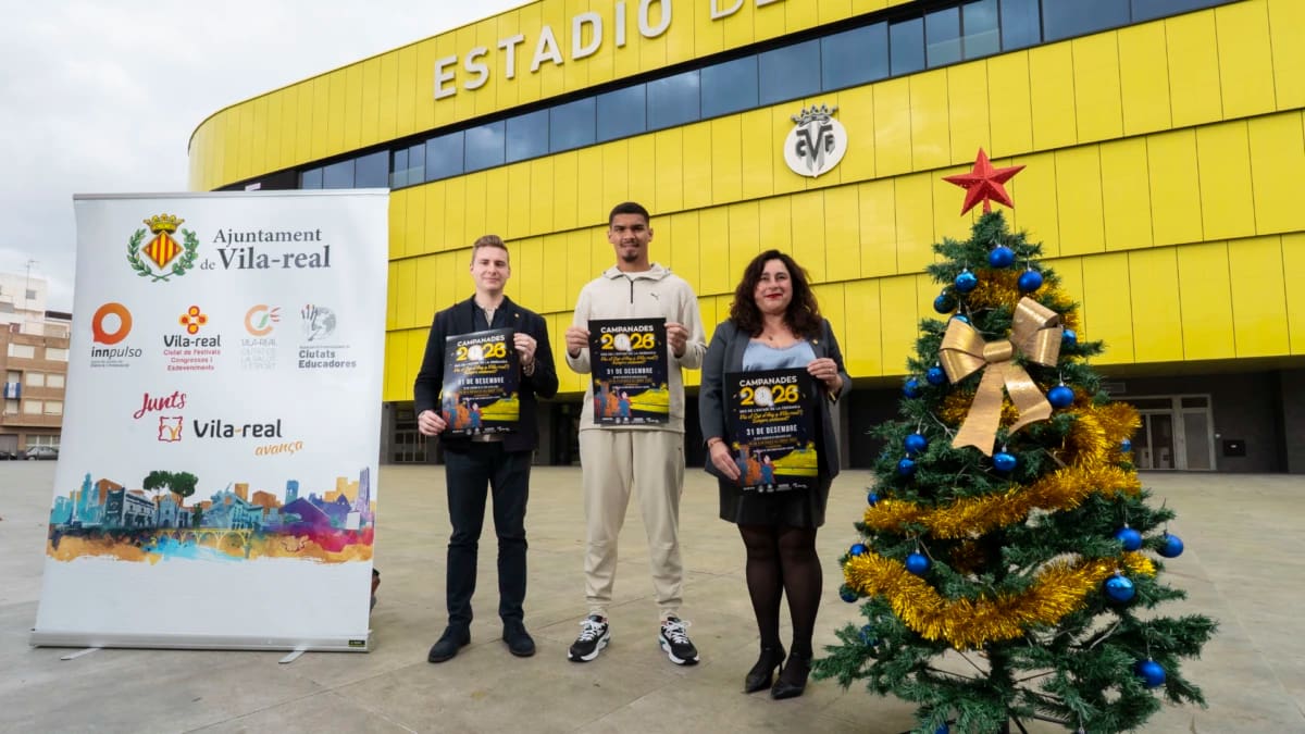 La Plaza del Estadio de la Cerámica acoge la fiesta de Fin de Año en Vila-real