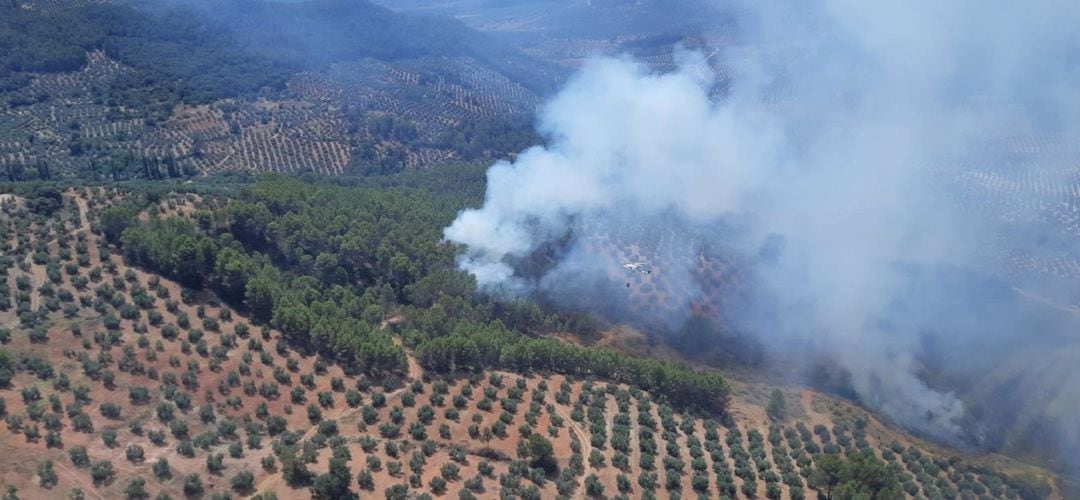 Incendio en Torres de Albanchez.