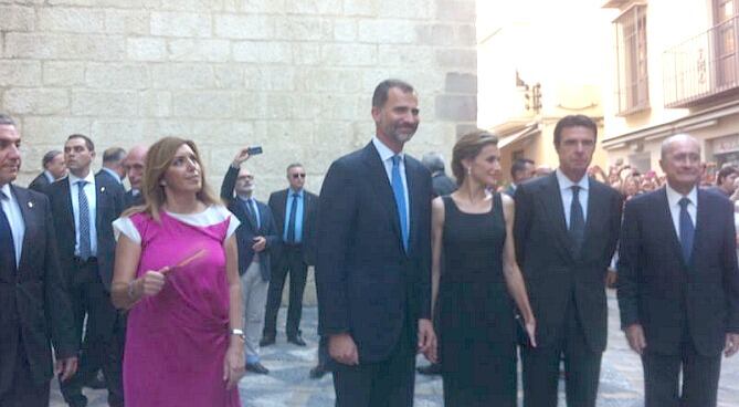 Los Reyes visitan el Museo Picasso Málaga