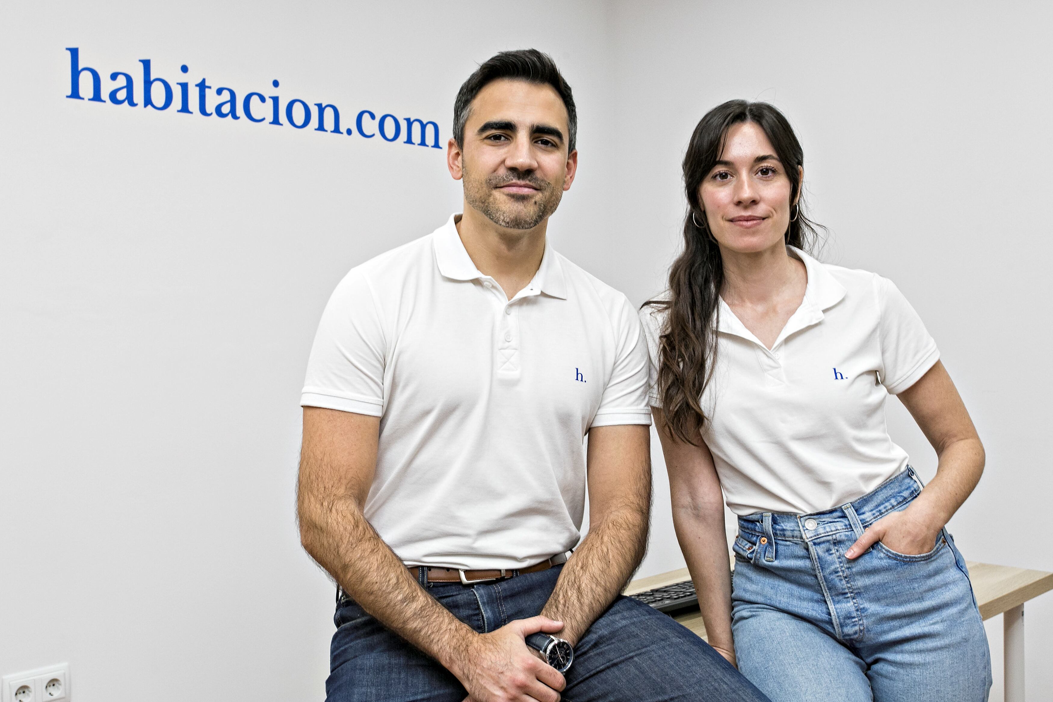 Oriol Valls i Anna Bedmar, fundadors d&#039;Habitacion.com