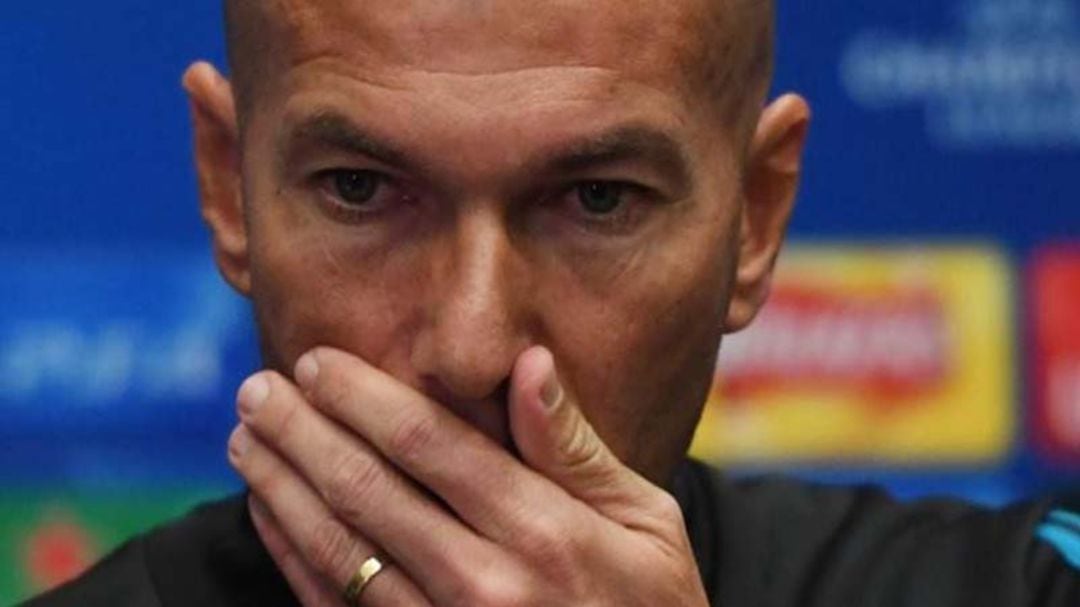 Zidane, en sala de prensa