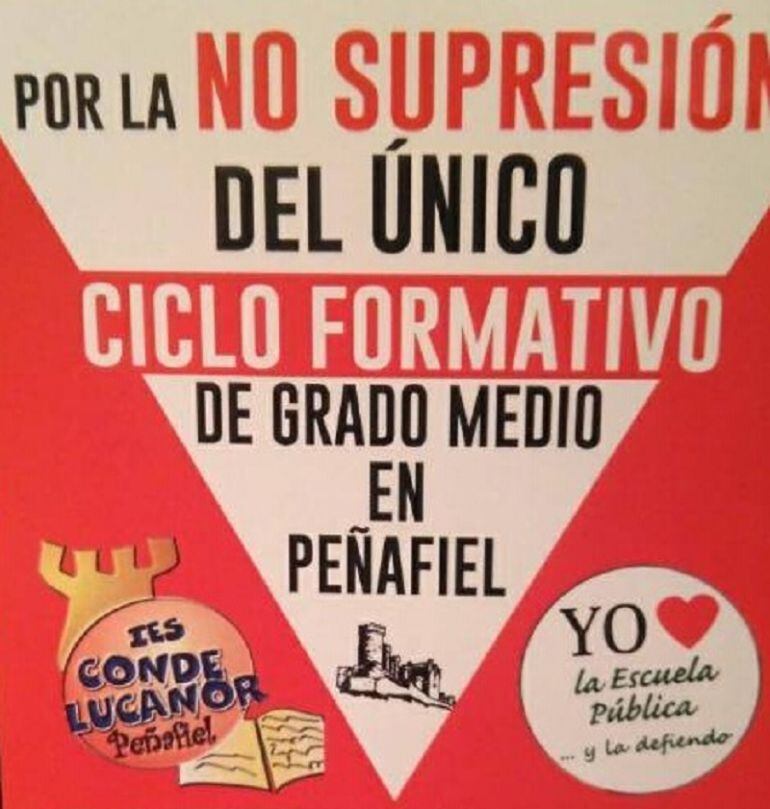 Lema reivindicativo de las pegatinas que están repartiendo