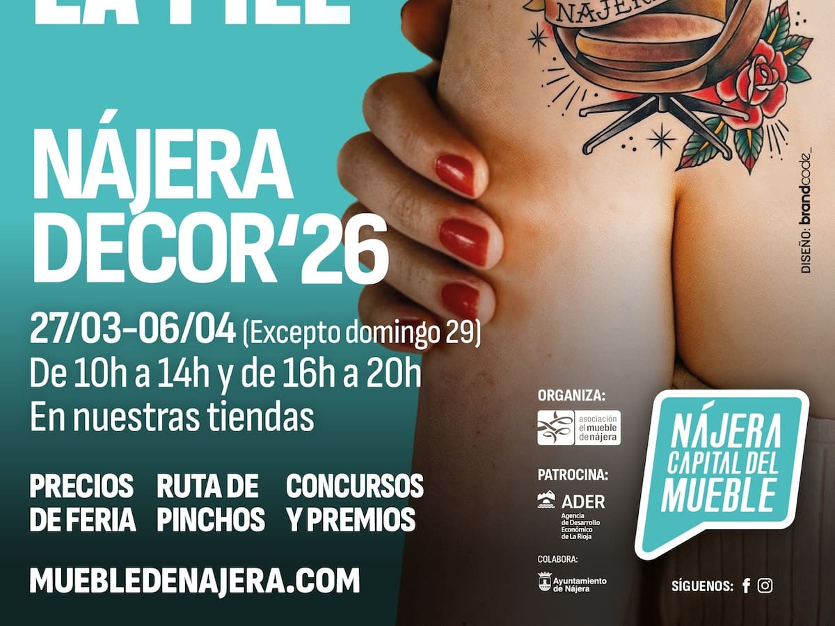 NájeraDecor cumple 32 ediciones con descuentos en muebles y una iniciativa solidaria ligada a la FP (27/03/2026)