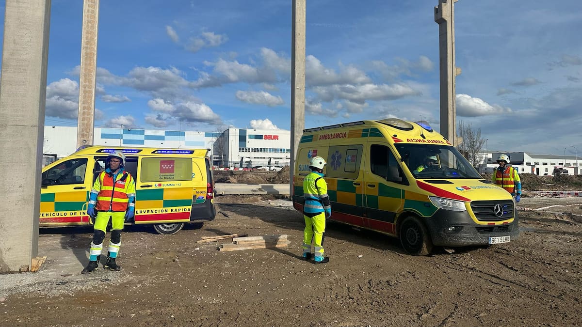 Un portavoz de Emergencias 112 Comunidad de Madrid repasa el accidente laboral producido en Getafe