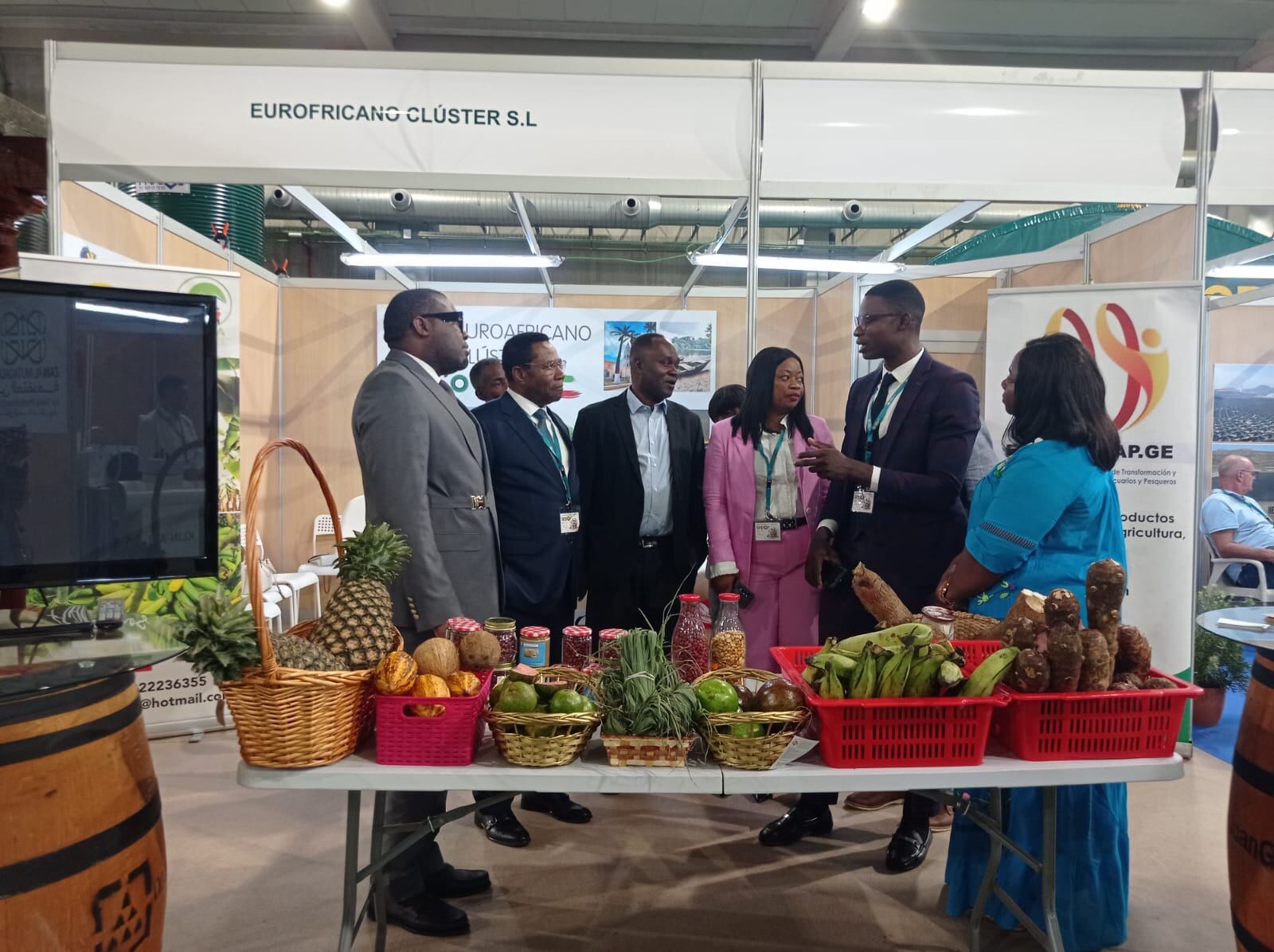 Expositor de un país internacional