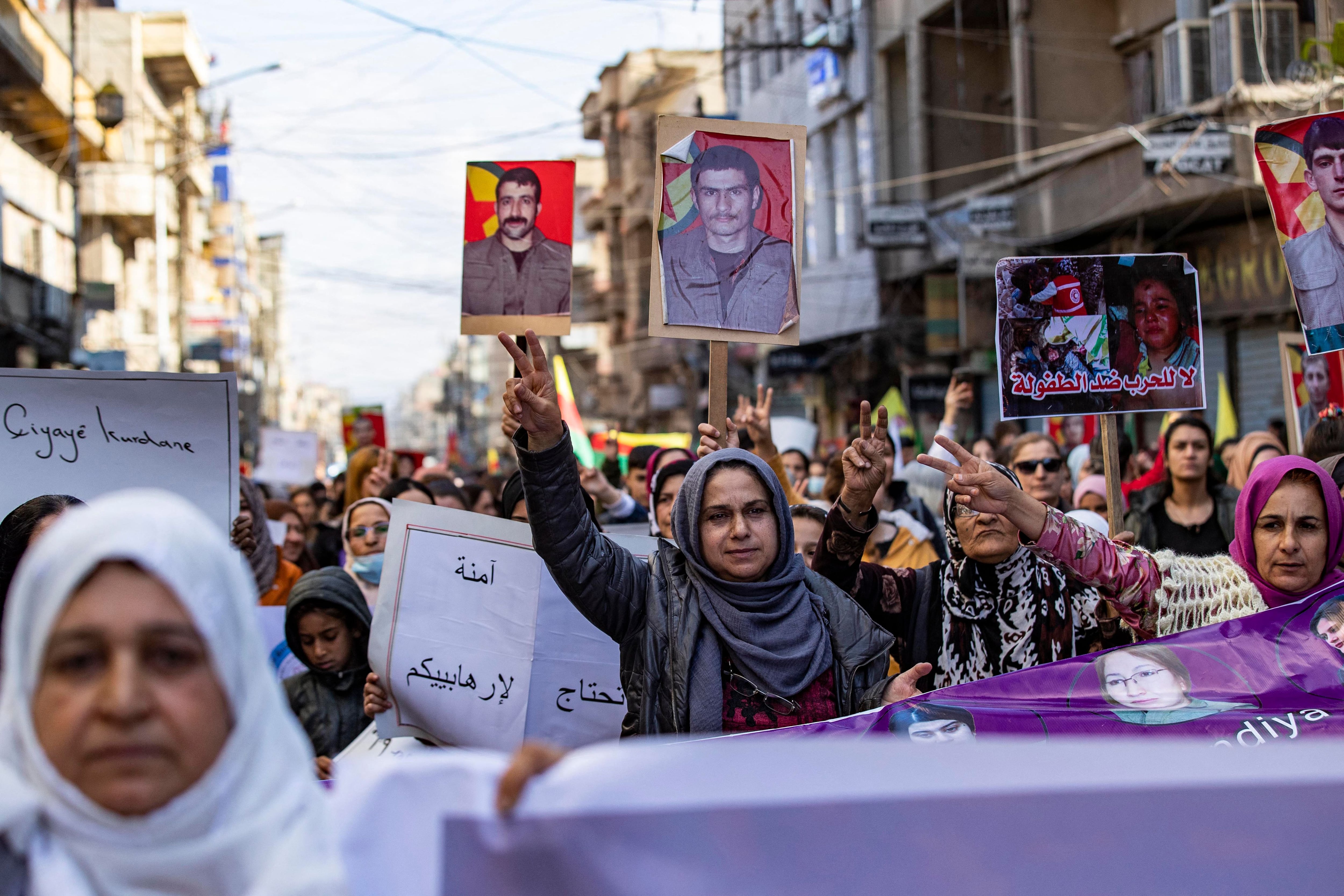 Imagen de archivo de protestas en Irán