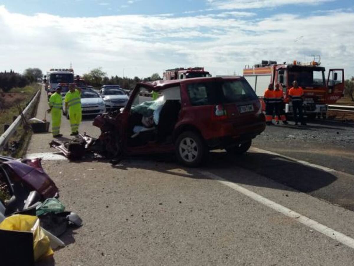 Dos heridos en accidente de tráfico