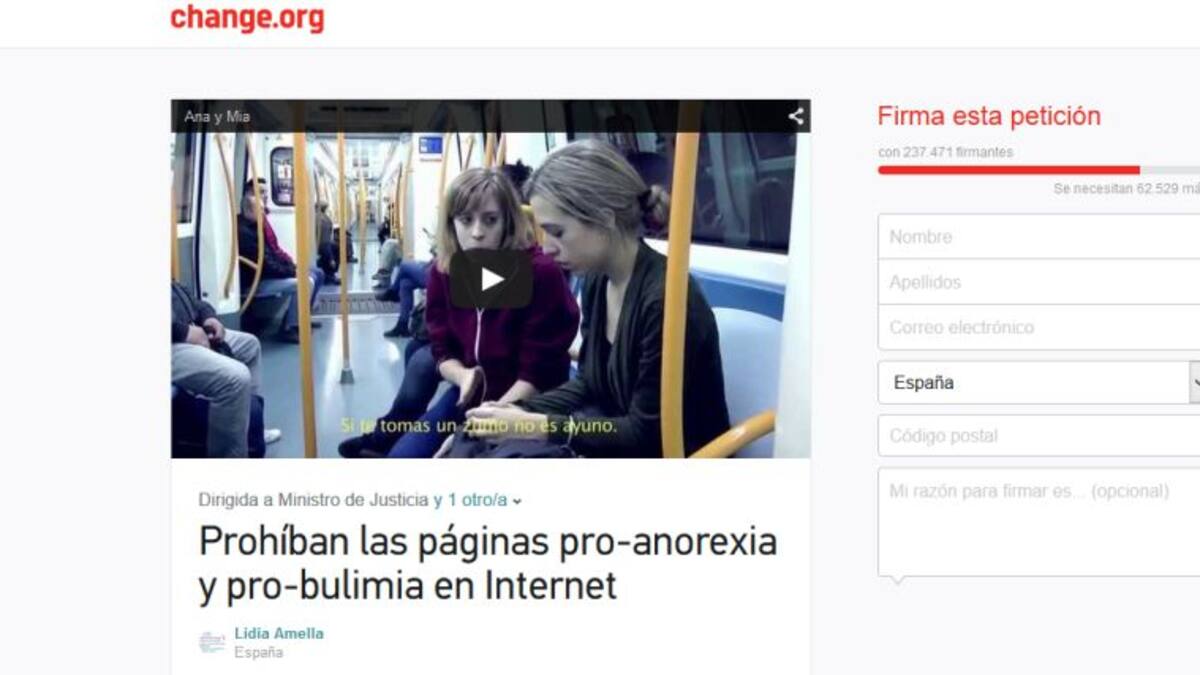 La història d'una mare i l'anorèxia de la seva filla