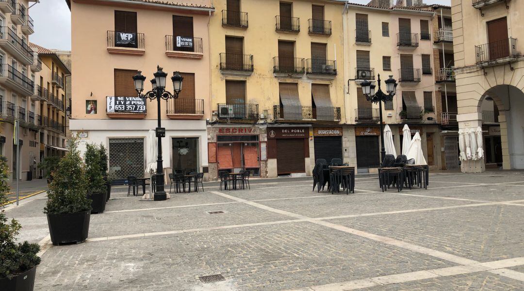 Bares y restaurantes cerrados en la ciudad de Gandia 