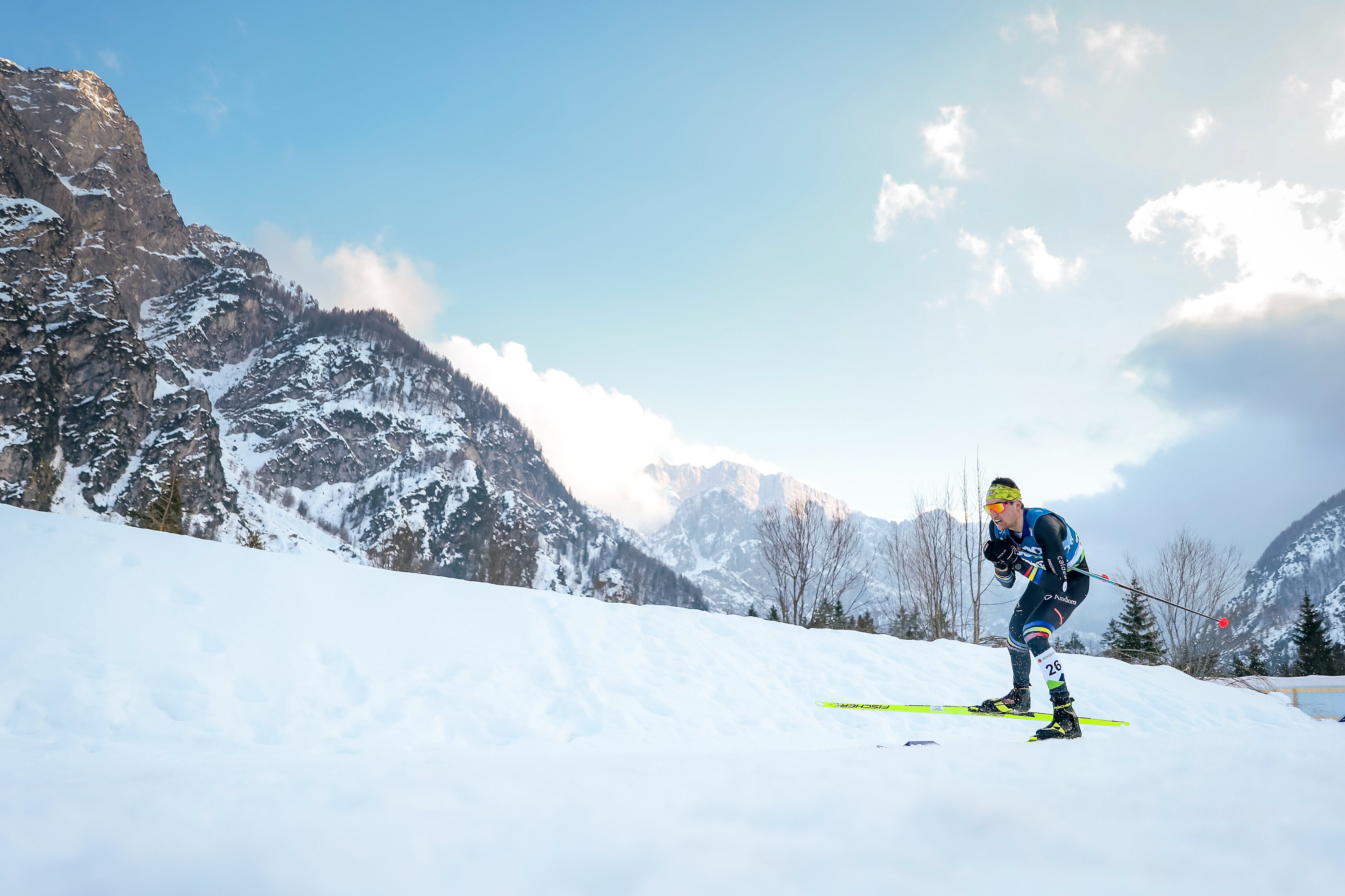 Irineu Esteve durant una cursa aquesta temporada.