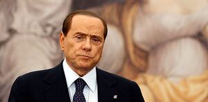 Silvio Berlusconi, durante una rueda de prensa en Roma