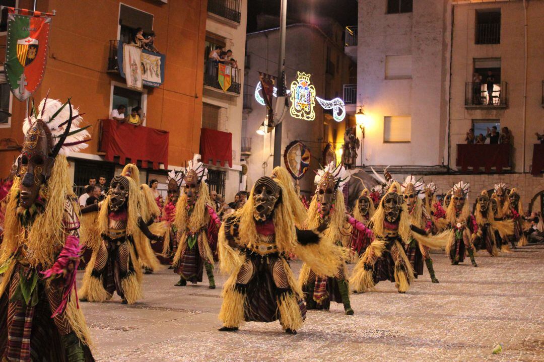 Una imagen de las Fiestas de Moros y Cristianos de Cocentaina del año pasado