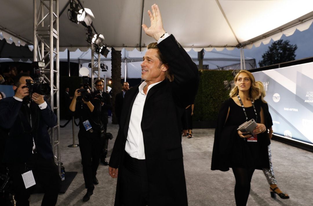 Brad Pitt durante la gala de los Premios del Sindicato de Actores. 