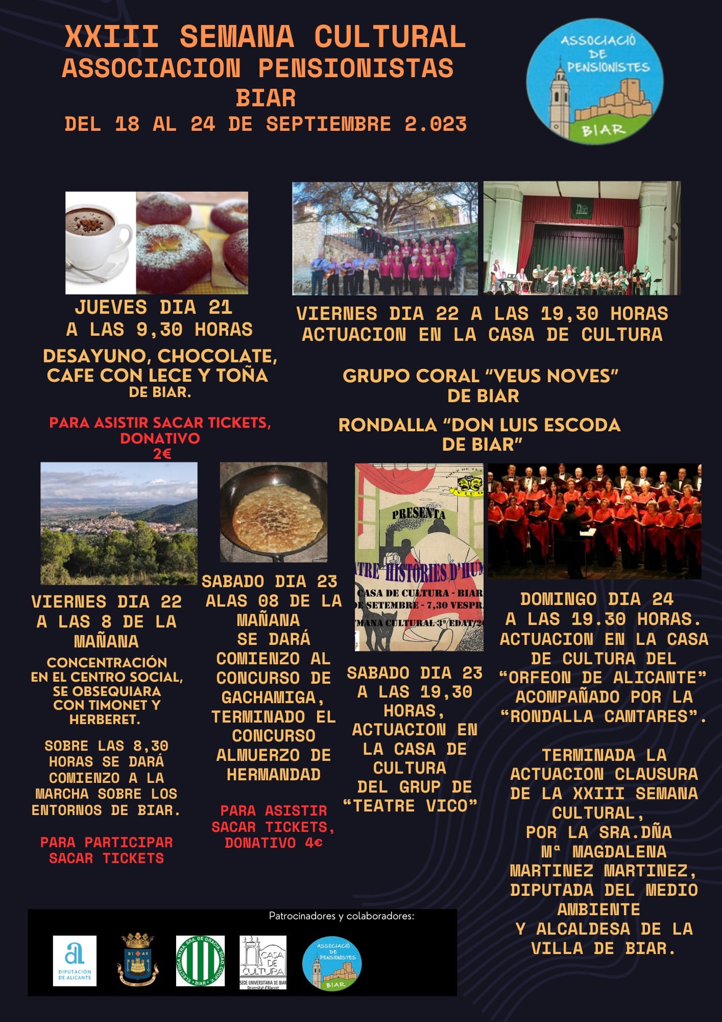 Cartel de la semana cultural