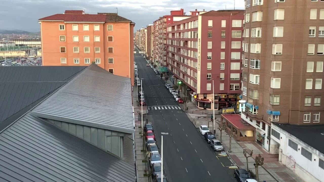 Calle Marqués de la Hermida, en Santander