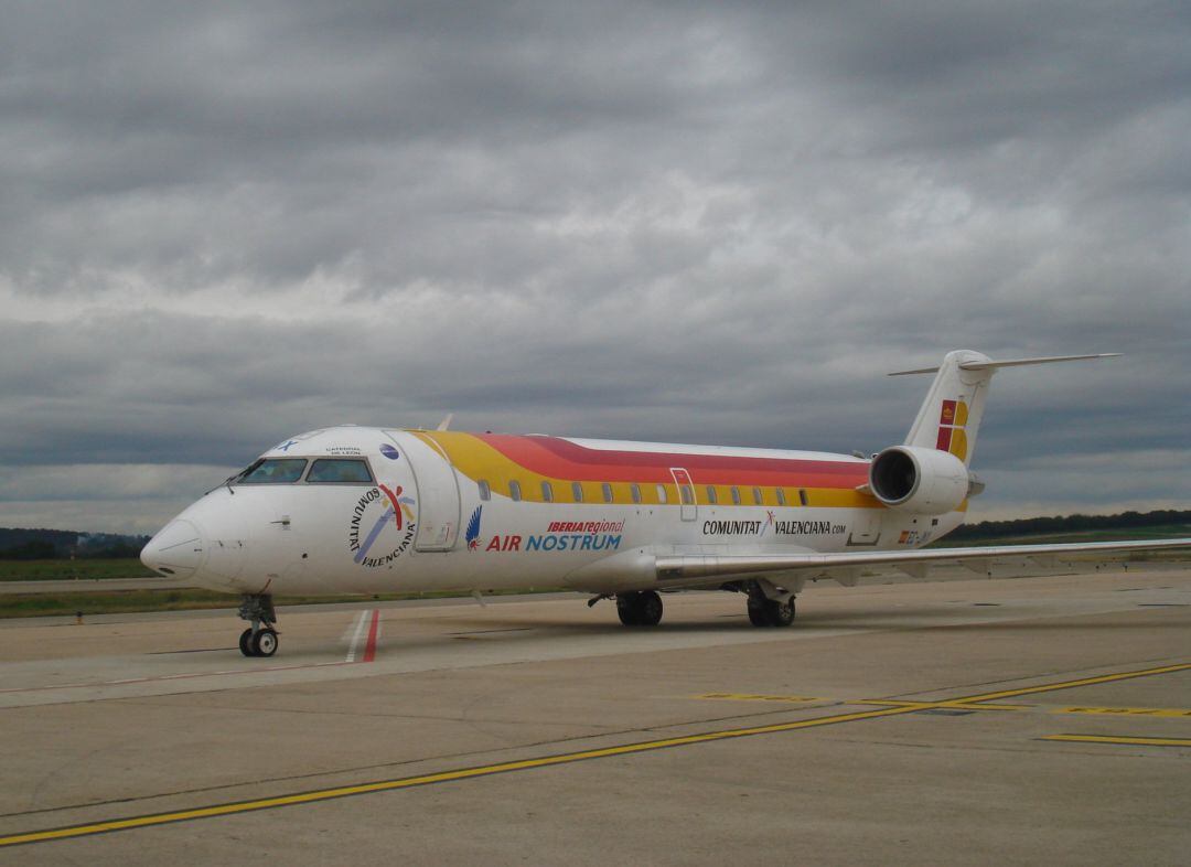 Avión de Air Nostrum 