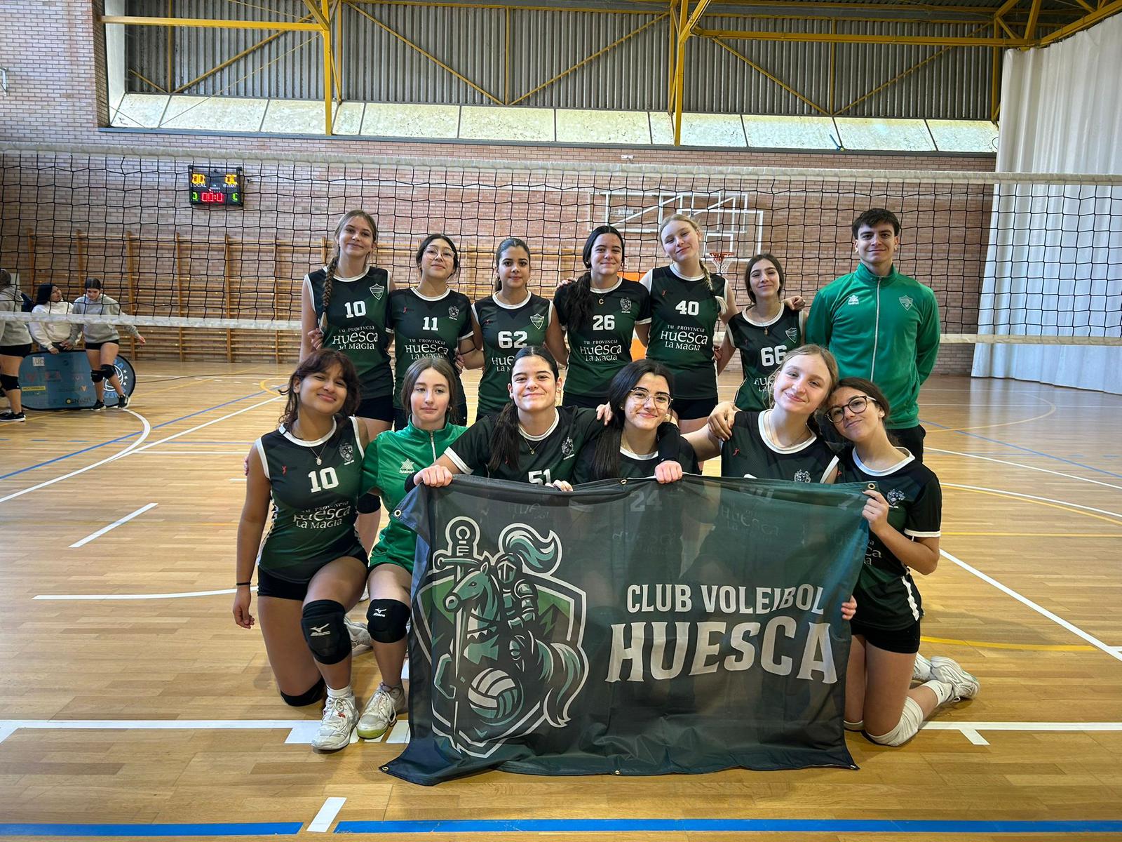 Equipos del Club Voleibol Huesca