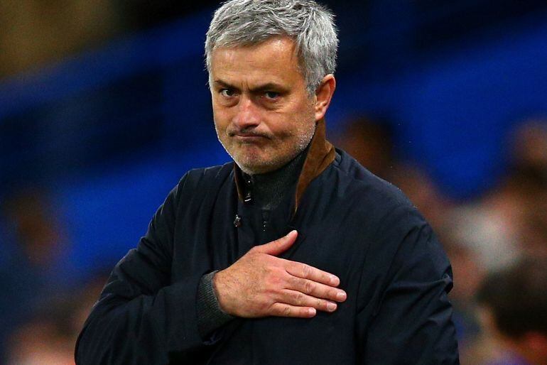 Mourinho, durante el partido ante el Oporto