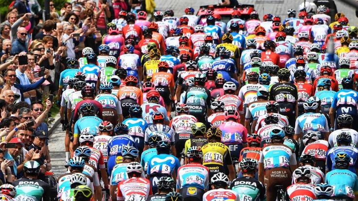 Los masajes a los ciclistas