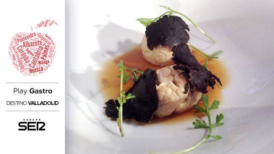 Castaña de foie con trufa negra