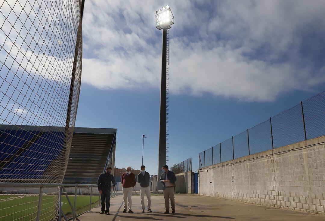 Jesús Alba durante su visita a La Juventud