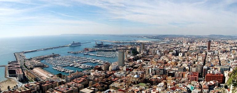 Panorámica de la ciudad de Alicante