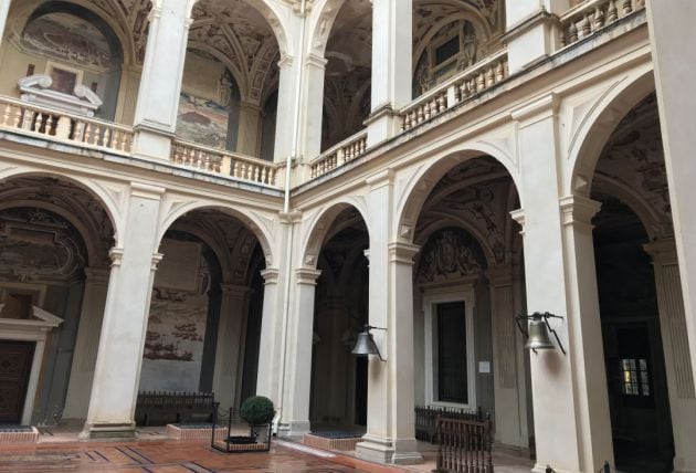 Imagen de archivo del interior del Palacio del Marqués de Santa Cruz, situado en Viso del Marqués