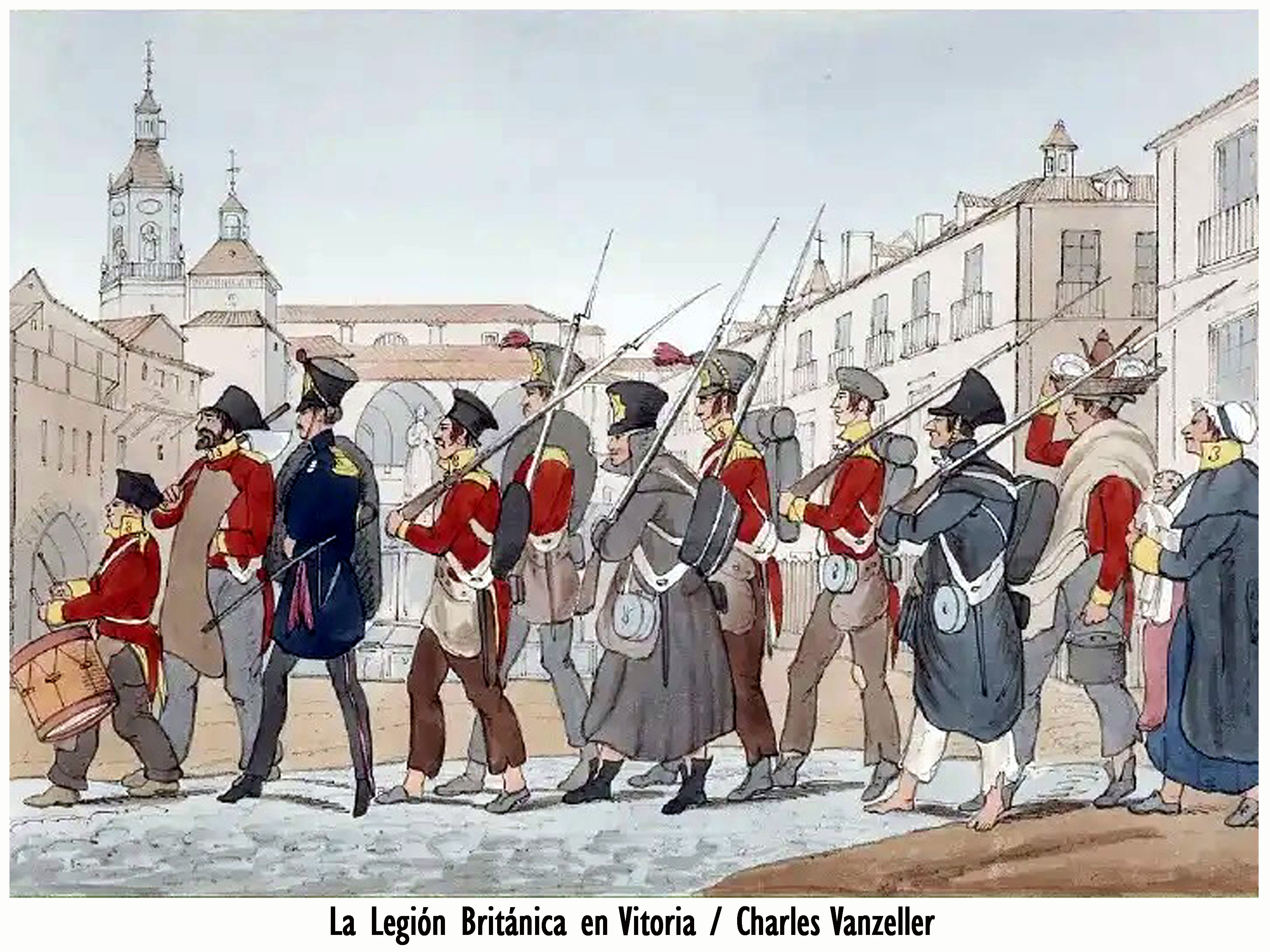 La Legión Británica en Vitoria