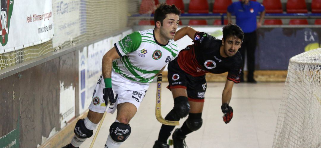 Iñigo Artacho en un partido de la presente temporada