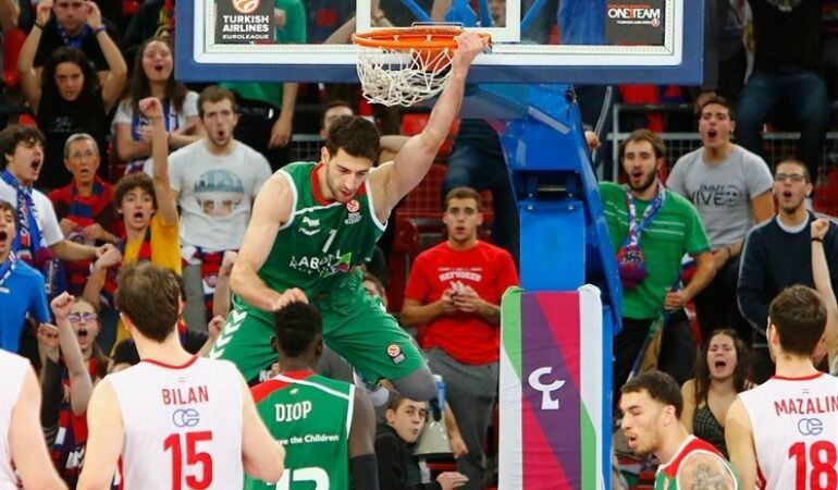 Toko Shengelia firmó buenos números ante el Cedevita de Zagreb.
