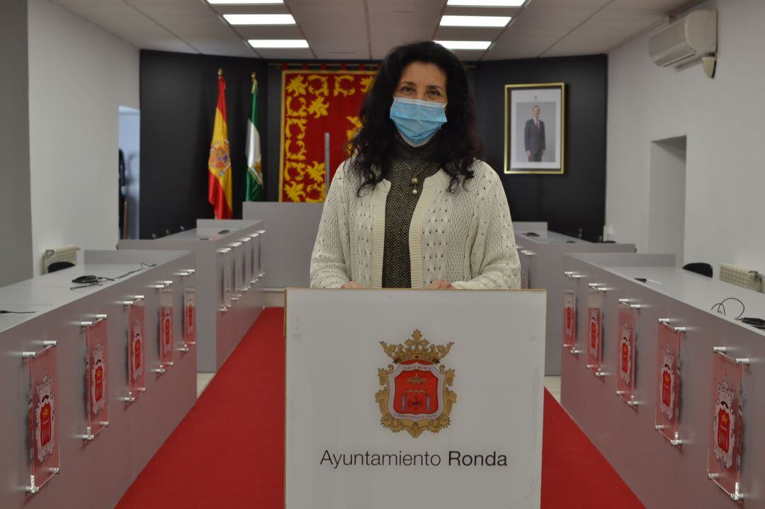 La consejera delegada de la empresa pública de limpieza, Soliarsa, Josefa Valle