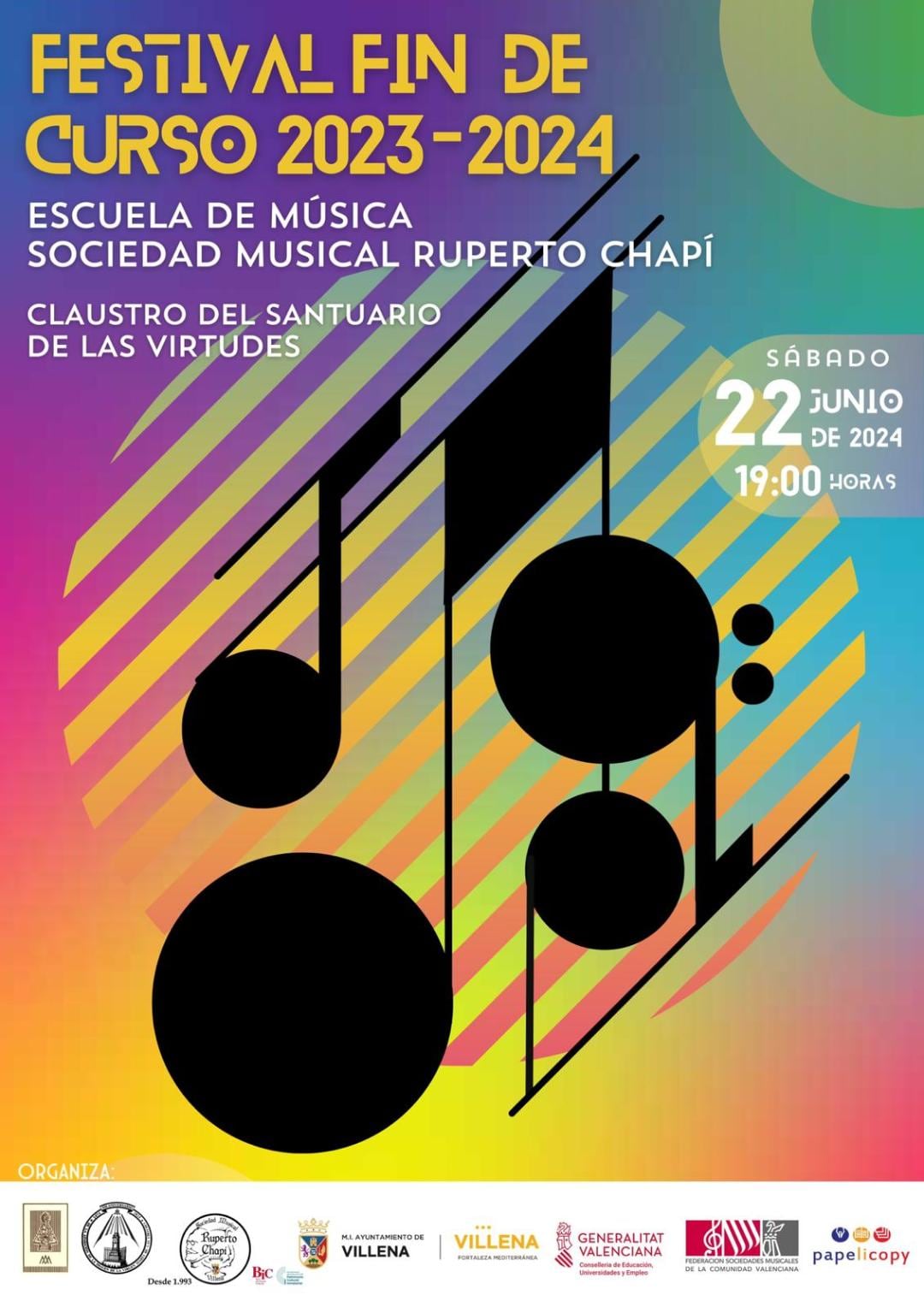 Cartel del concierto