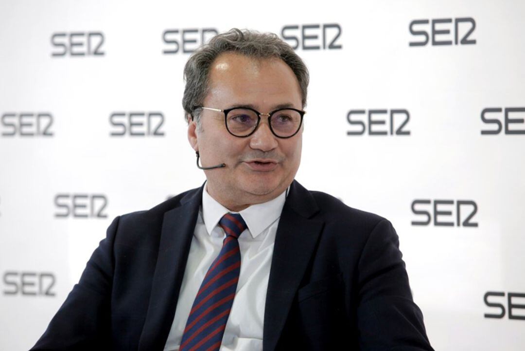 Paco Sanguino durante el debate de las elecciones municipales organizado por Radio Alicante el pasado 10 de mayo