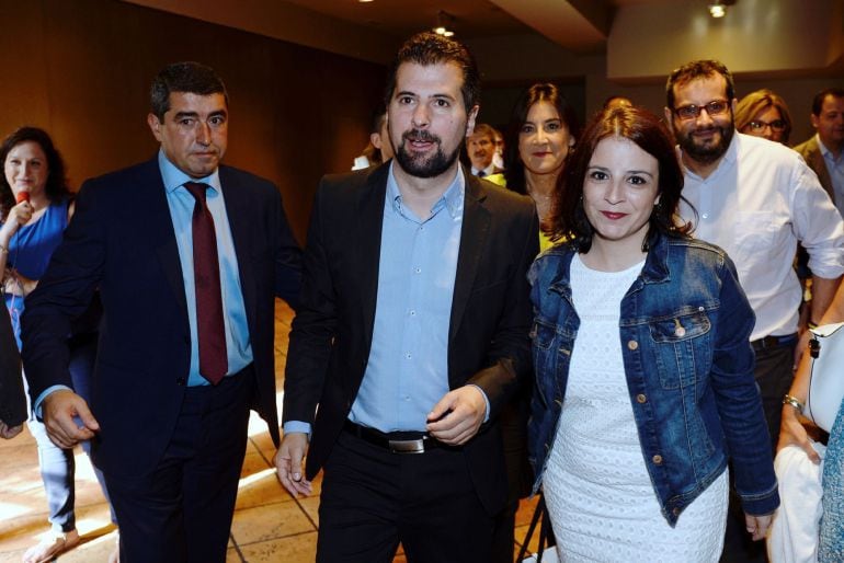 Luis Tudanca y Adriana Lastra en el desayuno informativo de El Mundo Castilla y León