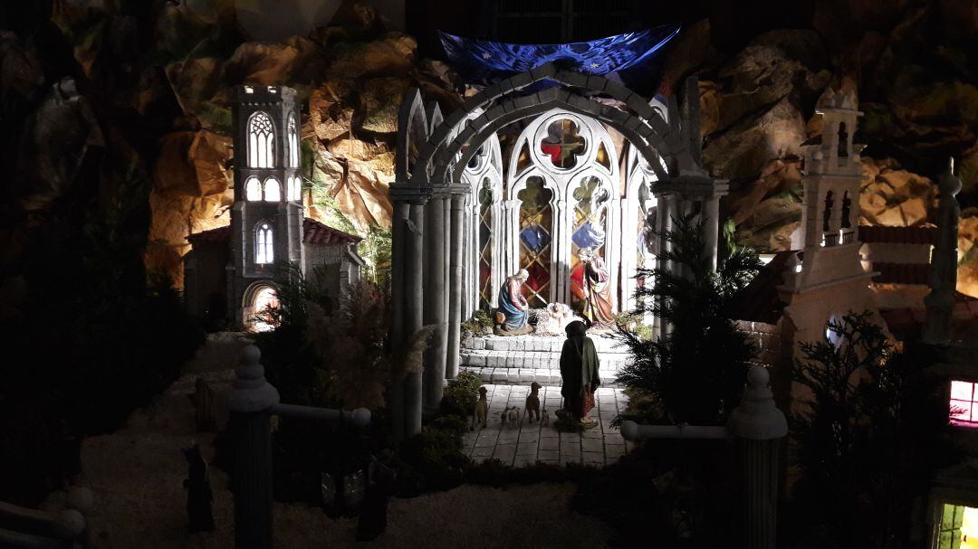 Belén de la Iglesia de la Compañía que ha sido reconocido con una mención