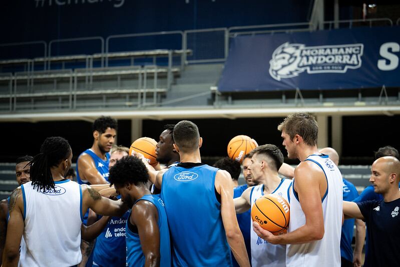 Finalització d'una sessió d'entrenament aquesta passada setmana