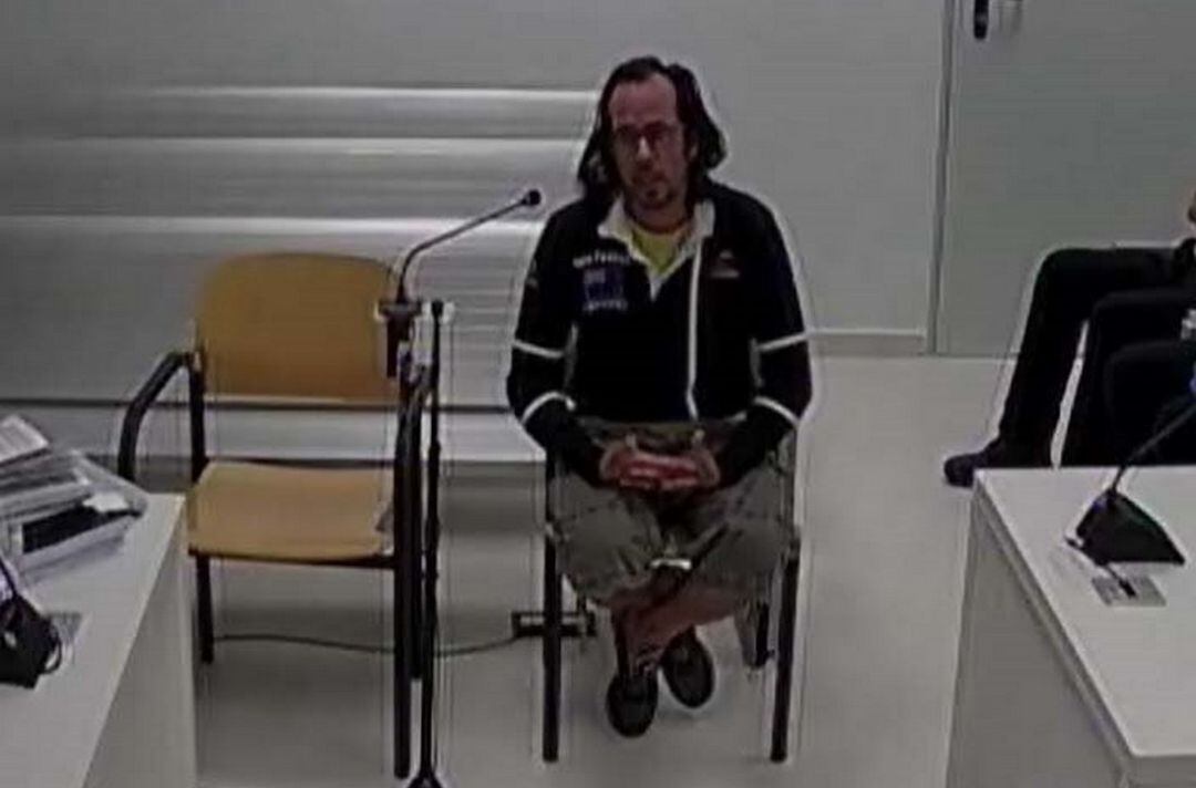 Un delñs CDR detinguts, Jordi Ros, declarant a l'Audiència Nacional