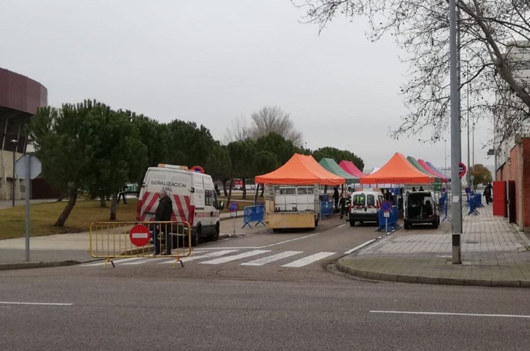 Aspecto que presenta la zona en la que se va a realizar el cribado en Palencia