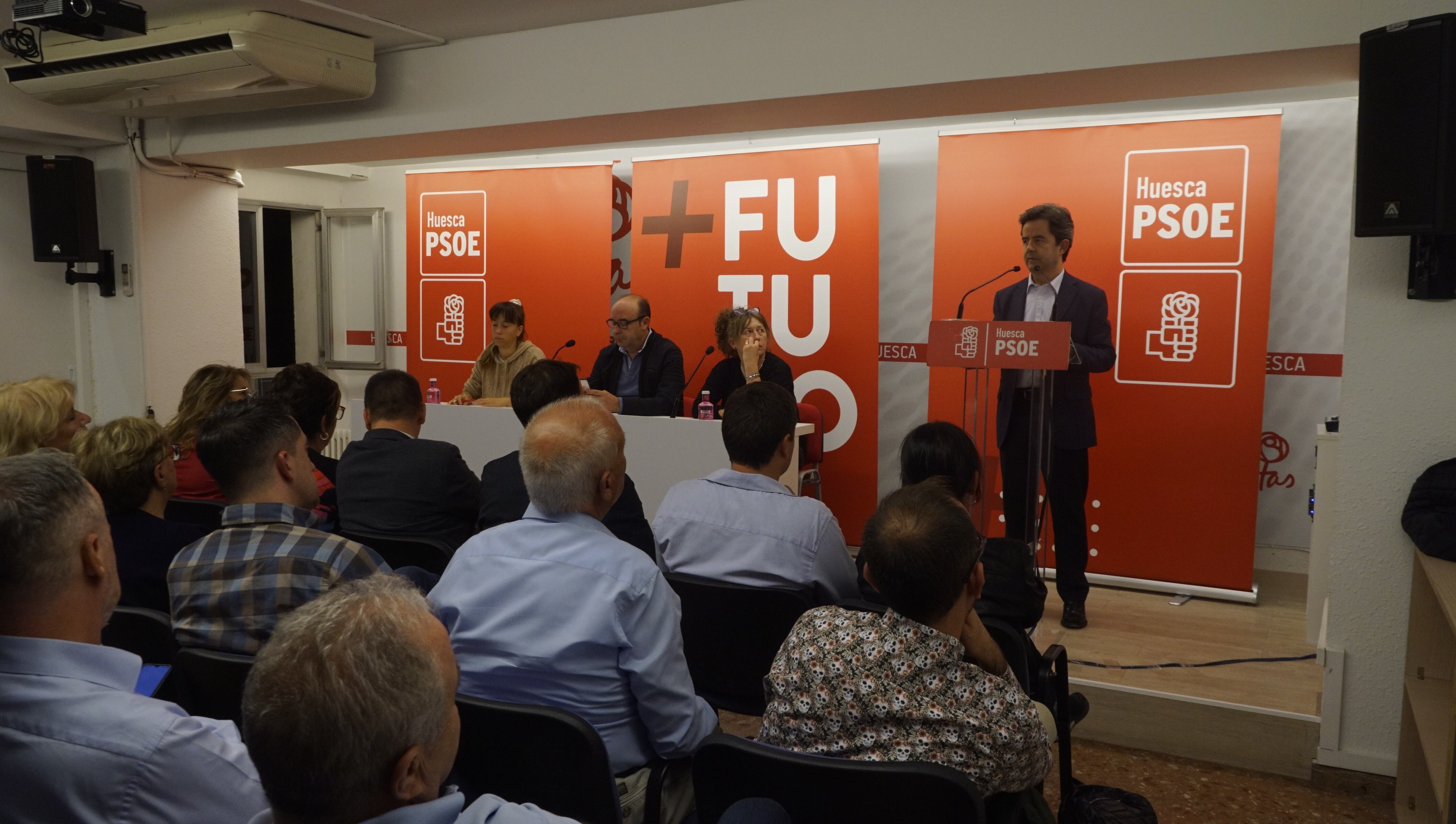 Luis Felipe durante su intervención en la reunión del Comité Provincial