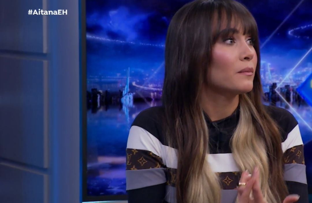 Aitana durante su visita a &#039;El Hormiguero&#039;.