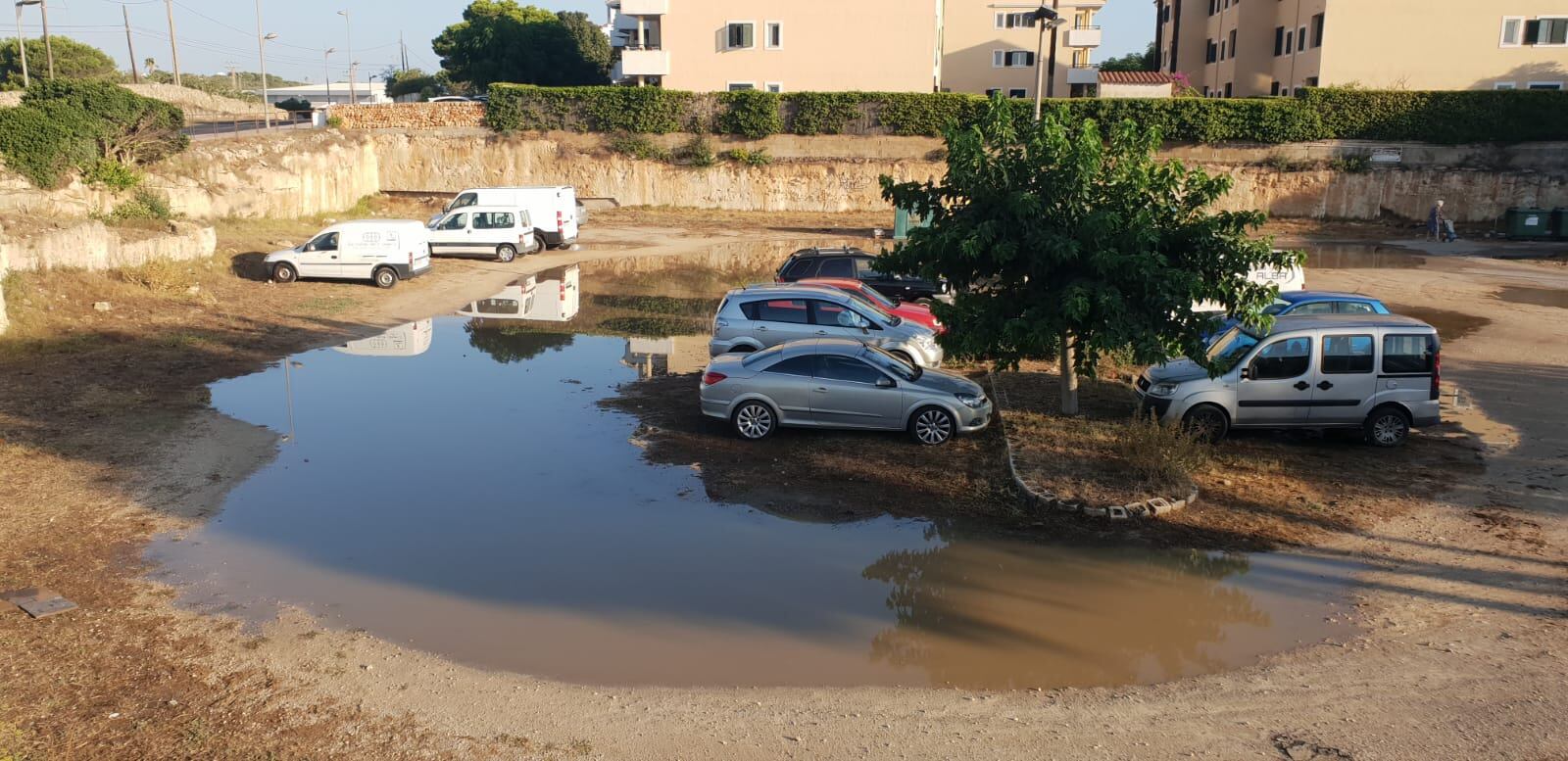 Una lluvia copiosa deja varias incidencias en Menorca