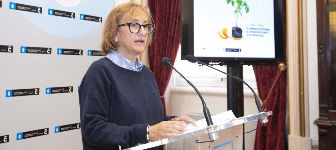 Esther Fontán, en la presentación de la jornada